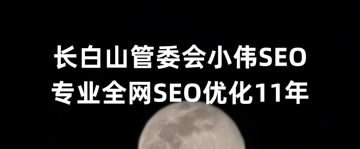 长白山管委会SEO优化公司小伟SEO